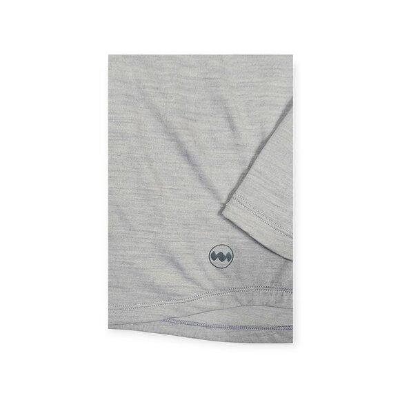 🛍️ Janji Long-Sleeve Running Top - Women's Medium - Merino Blend Blueish Gray - Picture 6 of 10